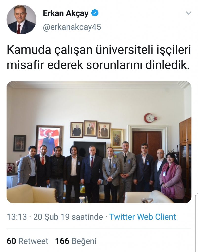ERKAN AKÇAY tweet