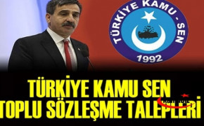 Türkiye Kamu-Sen 6. Dönem Toplu Sözleşme Talepleri