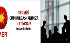 Üniversiteli işçiler harekete geçti ‘Sesimizi Cumhurbaşkanımıza iletiyoruz’
