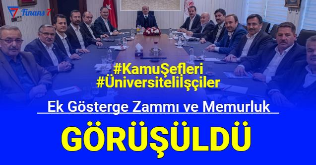 Son dakika: Kamu şeflerine 3600 ek gösterge ve üniversiteli işçilere memurluk gündeme geldi