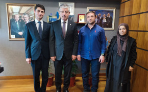 Üniversiteli İşçiler Derneği Yönetimi, TBMM’de Kayseri İl Milletvekili Şaban Çopuroğlu’nu makamında ziyaret etti.