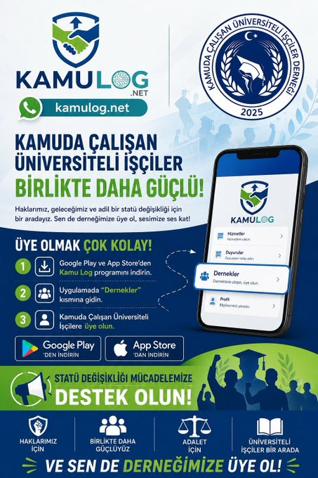 KAMULOG ile Derneğimize Üyelik Artık Çok Daha Kolay!